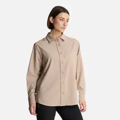 LIPPI - Camisa Mujer Murallon Q-Dry Shirt Taupe