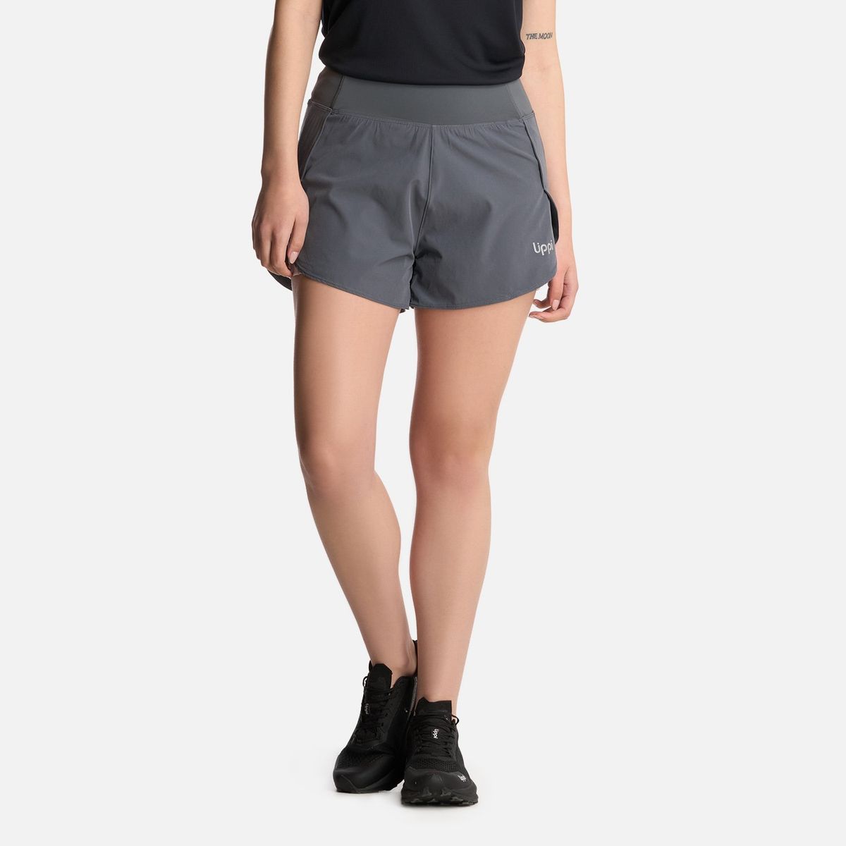 LIPPI - Short Mujer Go For It Short Gris Medio Lippi