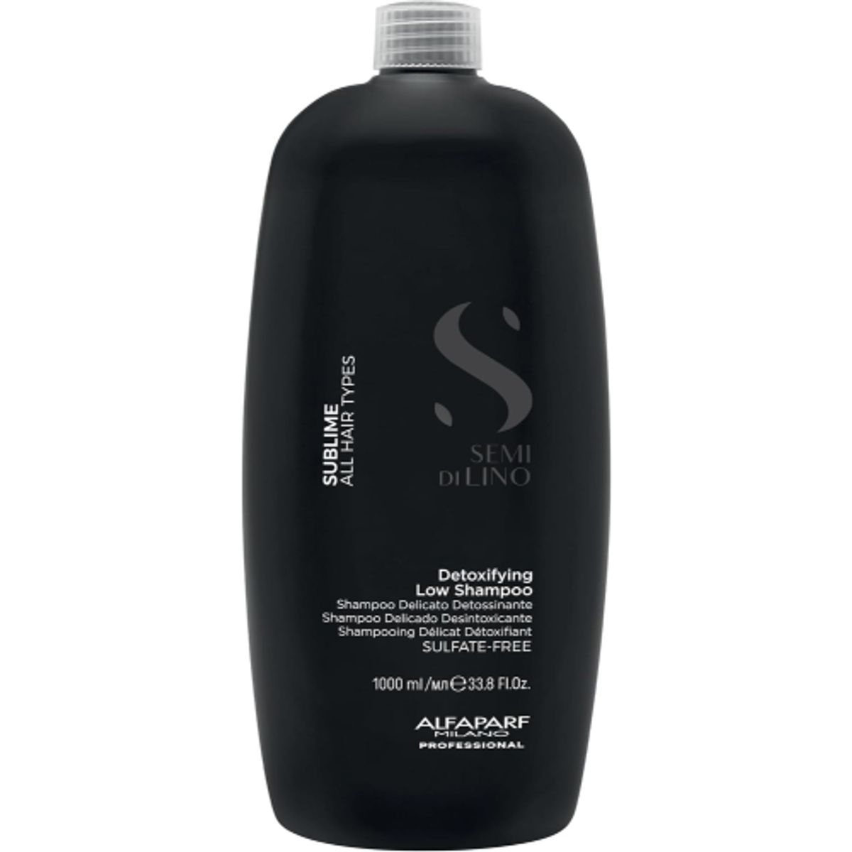 ALFAPARF MILANO - Shampoo Detox Alfaparf Semi Di Lino Sublime 1000 ml - Sulfate Free