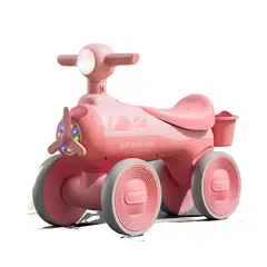 ELEONOR - Triciclo Correpasillos Hélice Música Luces - Rosa