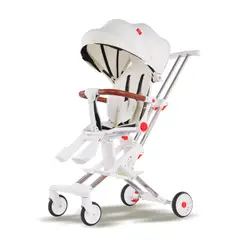 ELEONOR - Coche Paseo Plegable Ultra Liviano Y Resistente - Blanco