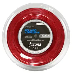 ZONS - Rollo Cuerda Tenis Polymo Tour Rough 1.30 / 16 Rojo