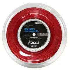 ZONS - Rollo Cuerda Tenis Polymo Tour Rough 125 16L Rojo