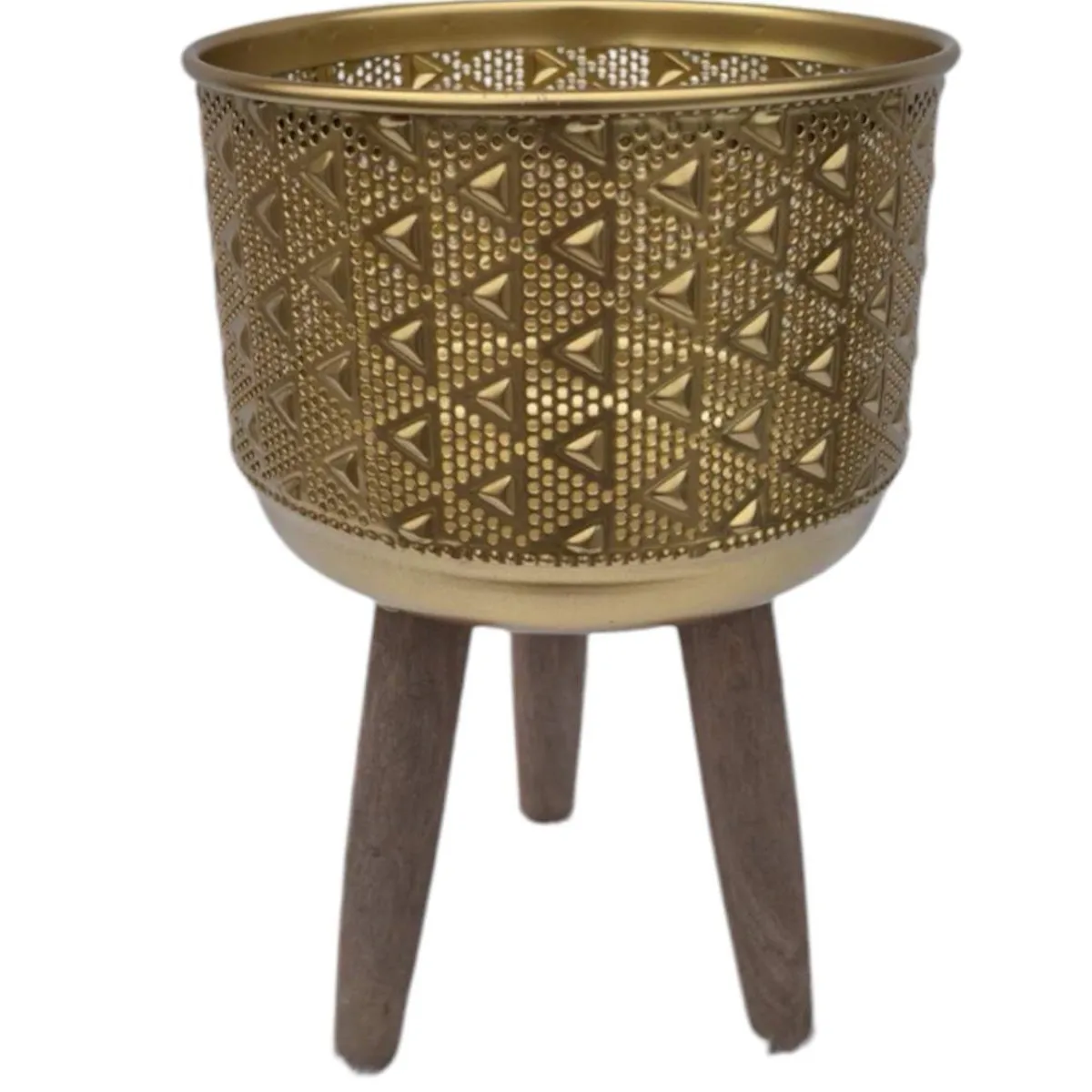 GENERICO - Porta Macetero Pedestal Maceta Plantas 17x28cm