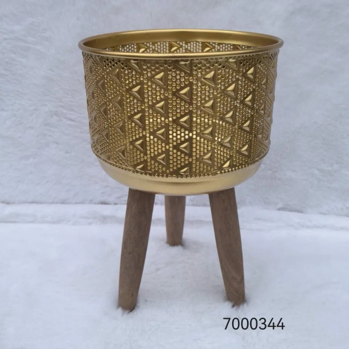 GENERICO - Porta Macetero Pedestal Maceta Plantas 17x28cm