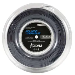 ZONS - Rollo Cuerda Tenis Polymo Tour Rough 1.25 / 16L Negro