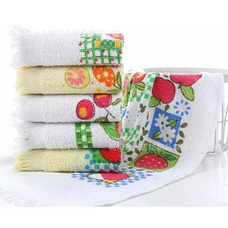 GENERICO - Set de 12 paños de cocina con fleco toalla
