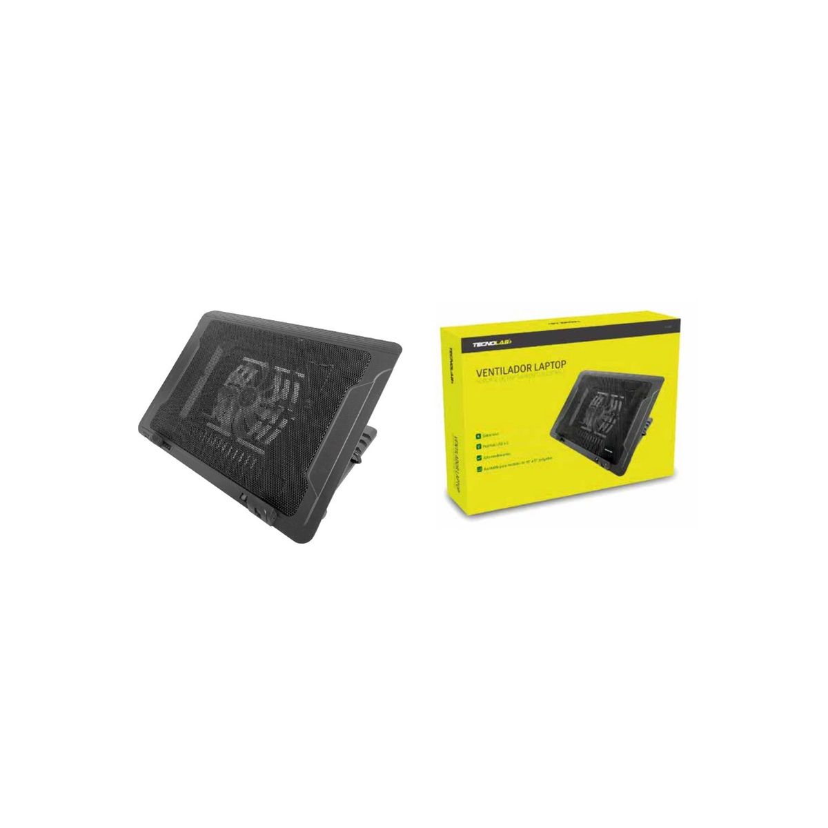 TECNOLAB - Cooling Pad Gamer Ventilador Central Notebook - SC