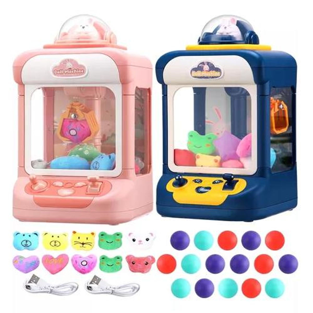 GENERICO - Mini Máquina Atrapa Peluches Garra Juguete Premio Color Azul