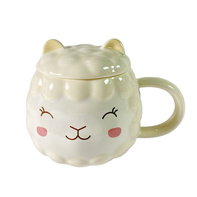 GENERICO - Tazón Alpaca Amarilla Kawaii