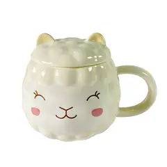 GENERICO - Tazón Alpaca Amarilla Kawaii
