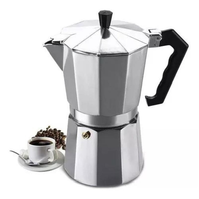 GENERICO - Cafetera Italiana Aluminio Express 9 Tazas