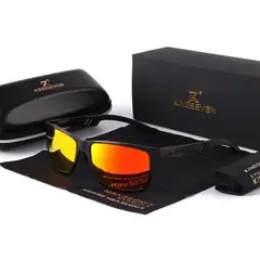 GENERICO - Gafas Lentes Polarizados Kingseven Anteojos N7180 Black Red