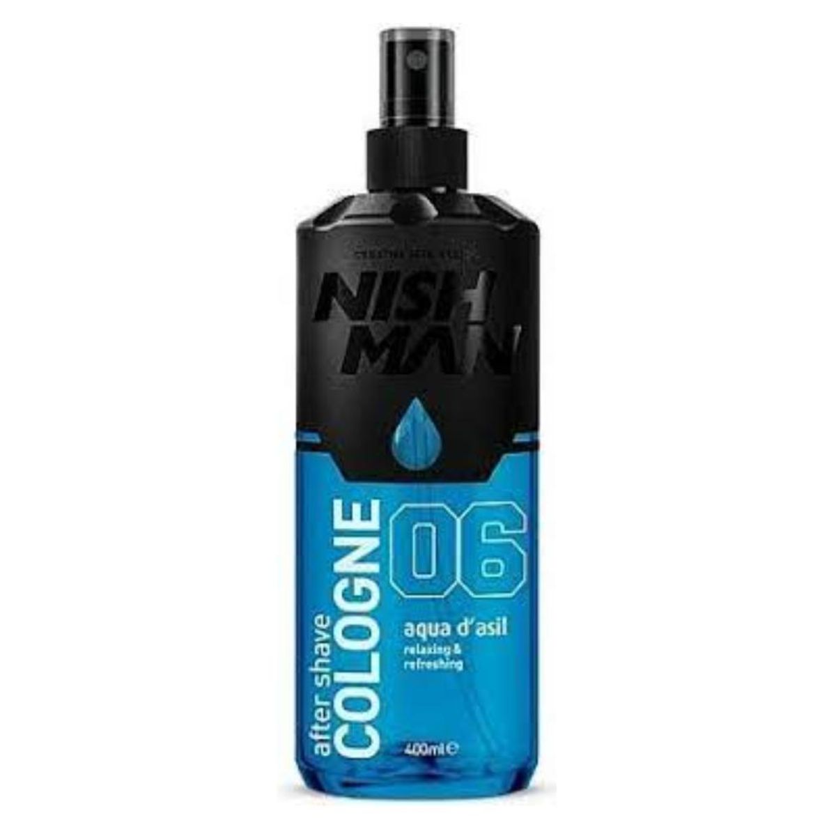NISHMAN - Nishman After Shave eau de Colonia  aqua dasil 06 400ml - Azul