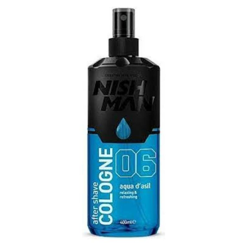 GENERICO - Nishman After Shave eau de Colonia  aqua dasil 06 400ml - Azul