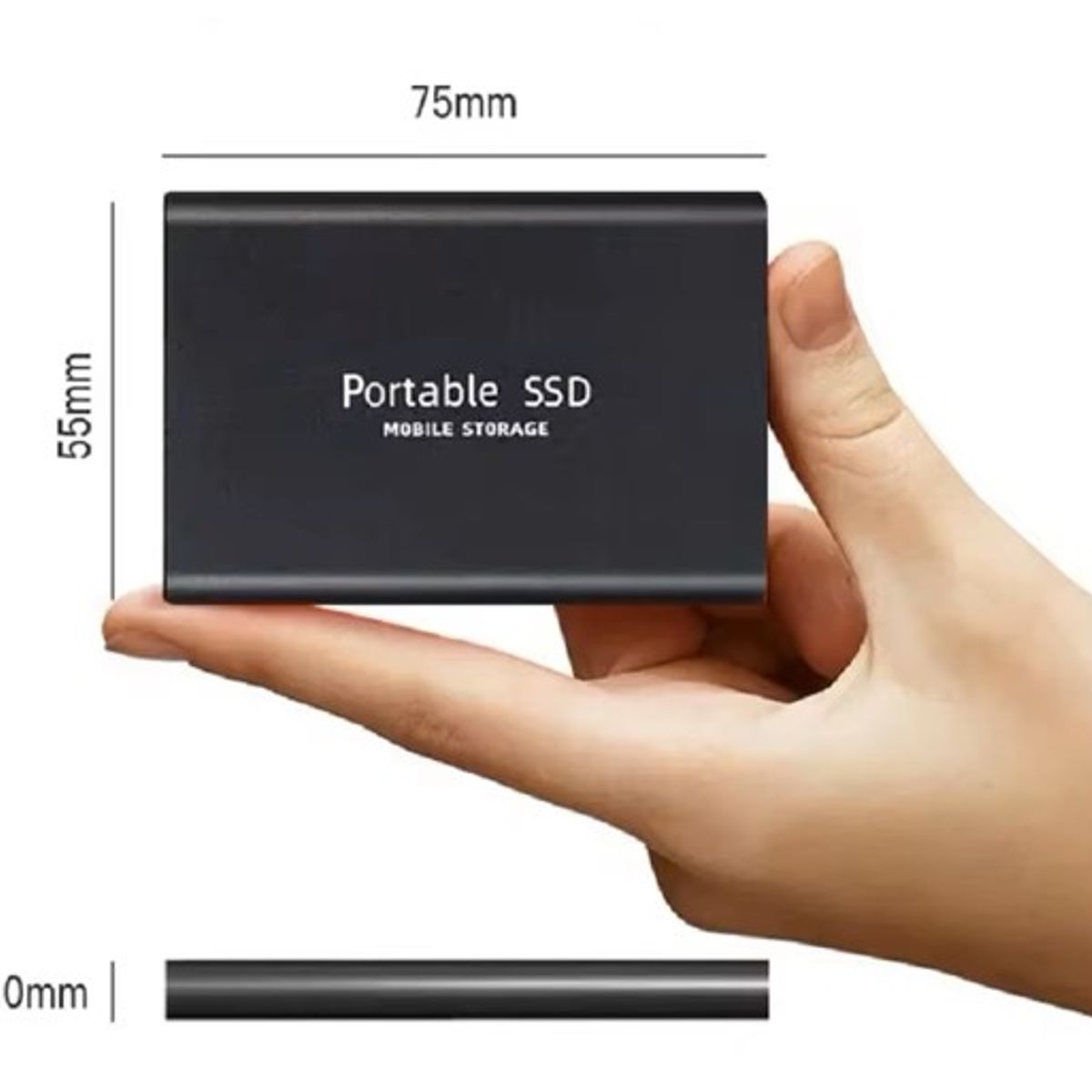 GENERICO - Memoria Externa 2tb Disco Duro Externo USB Tipo C Negro