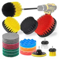 GENERICO - Set 21 PCS de Cepillo Para Taladros