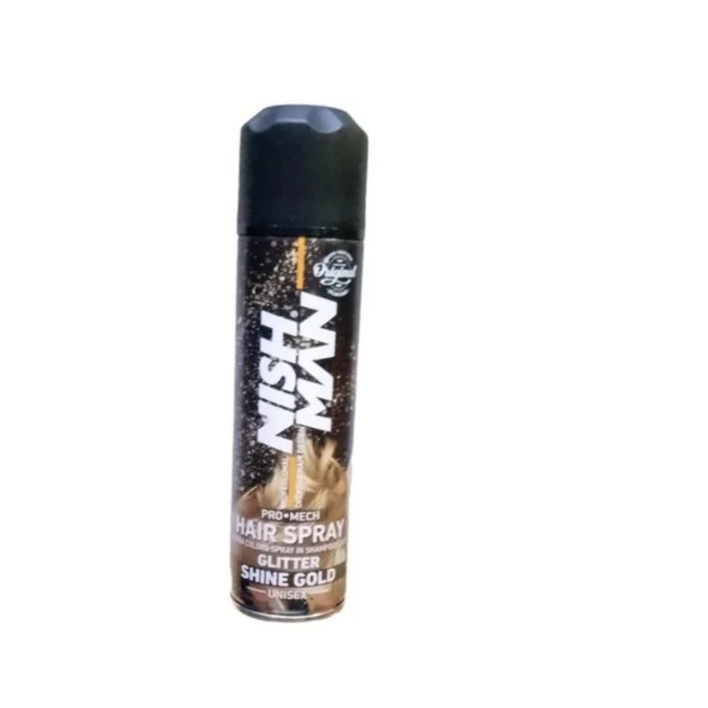 GENERICO - Nishman Pro Mech Laca ORO Con Purpurina Unisex 150ml