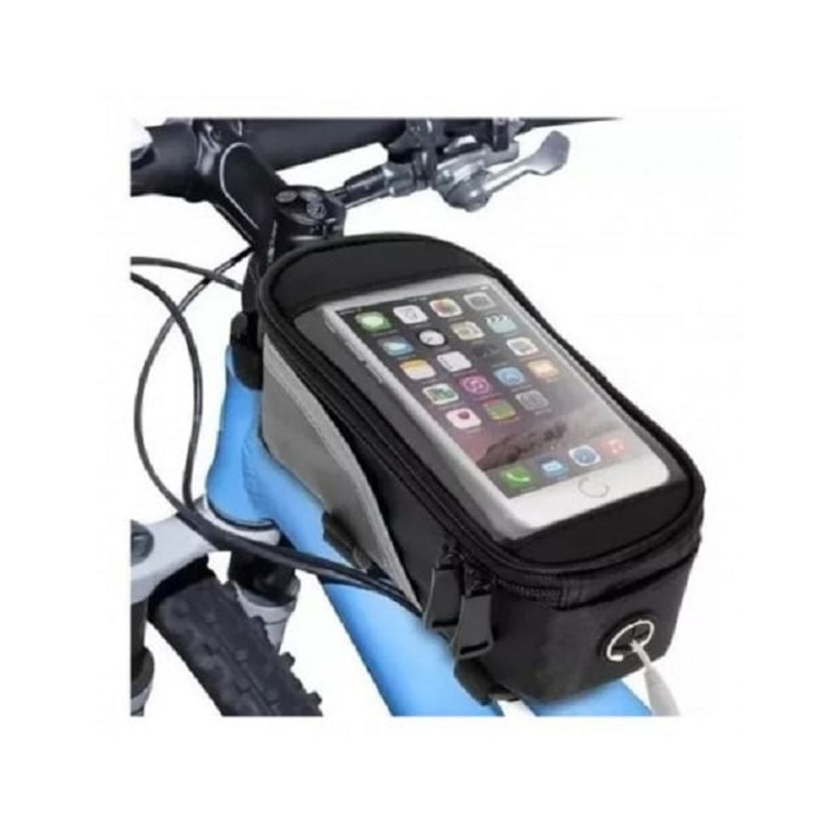 GENERICO - Bolso Manubrio De Bicicleta Porta Smartphone Touch