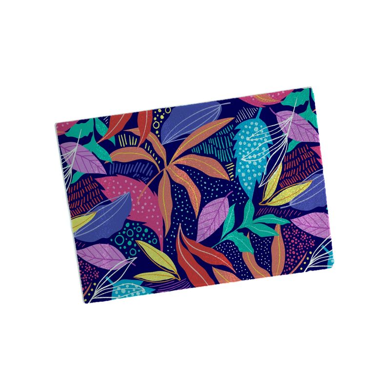 GENERICO - Tabla de cocina 20x28 cms Flores T92-S