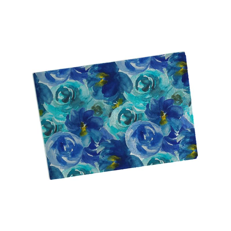 GENERICO - Tabla de cocina 20x28 cms Flores T91-S