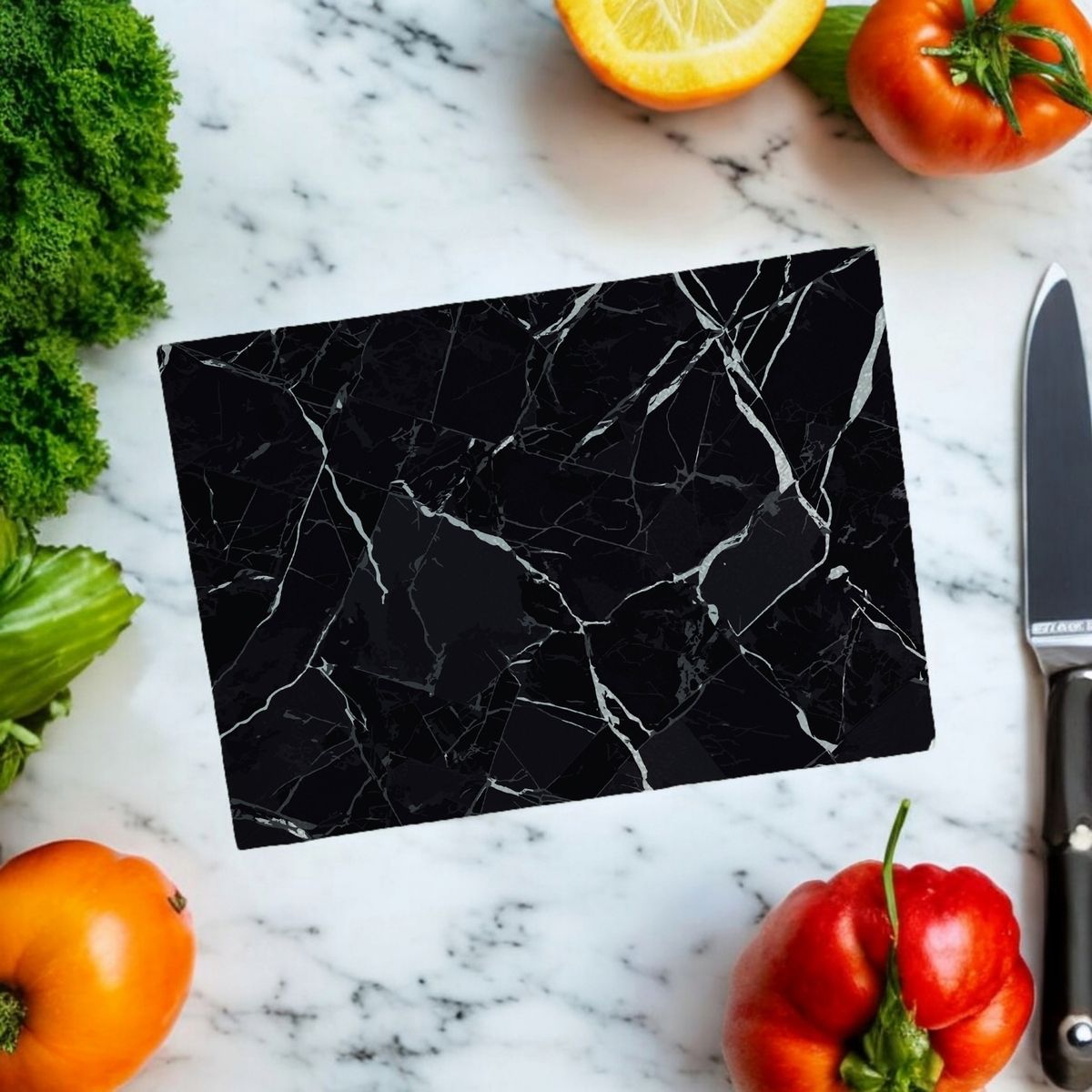 GENERICO - Tabla de cocina 20x28 cms Marmol T87-S