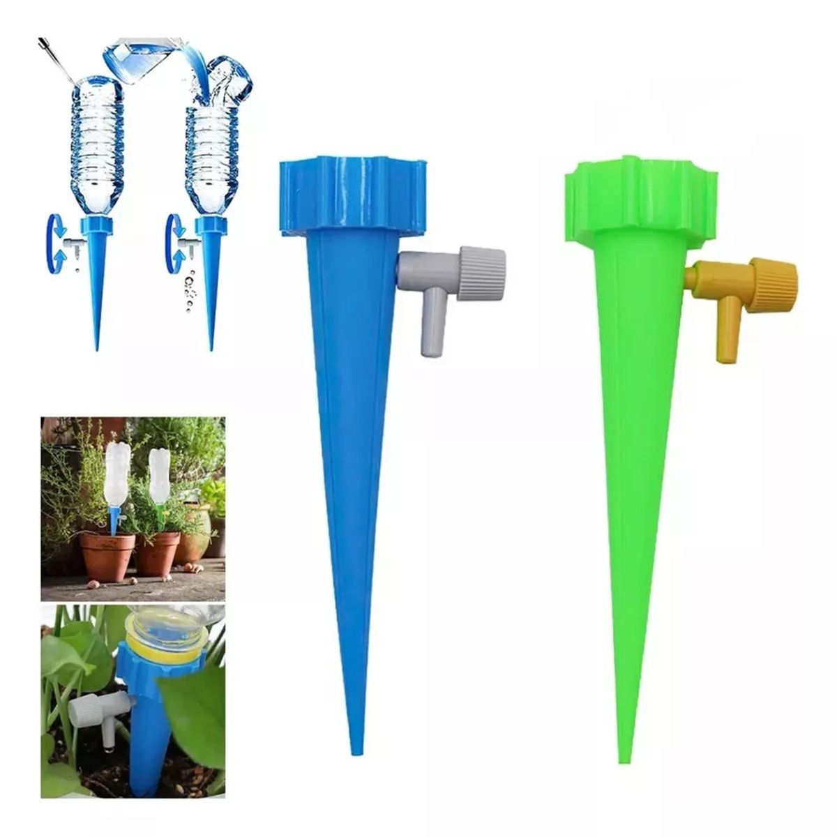 KUANGYE - 100pcs Sistema De Riego Automatico Por Goteo Flores Plantas