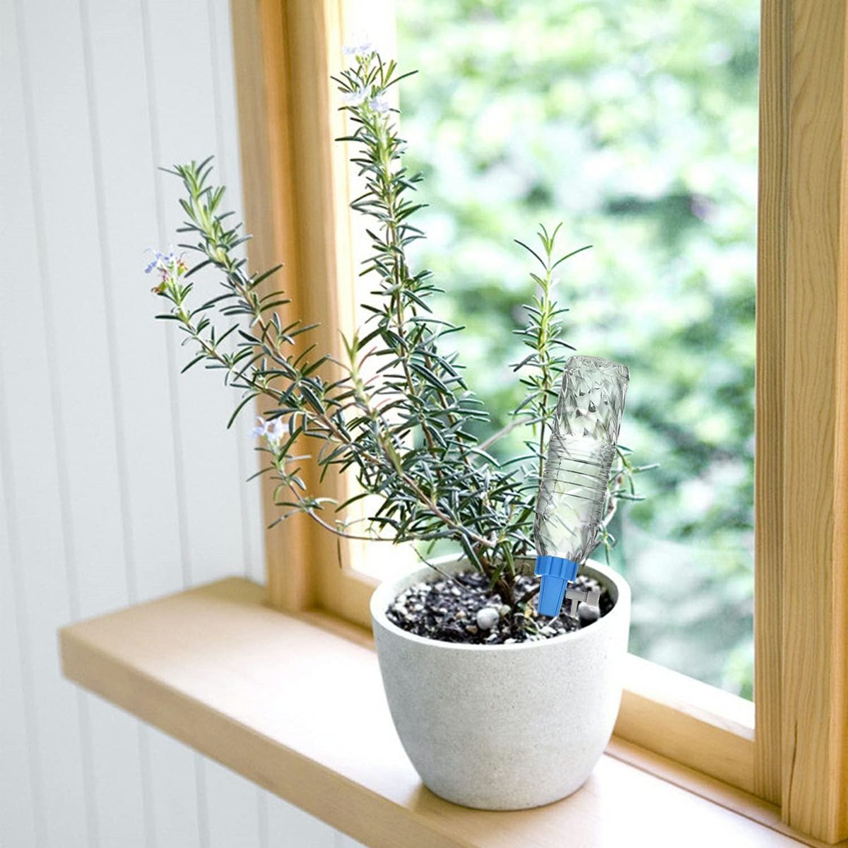 KUANGYE - 100pcs Sistema De Riego Automatico Por Goteo Flores Plantas