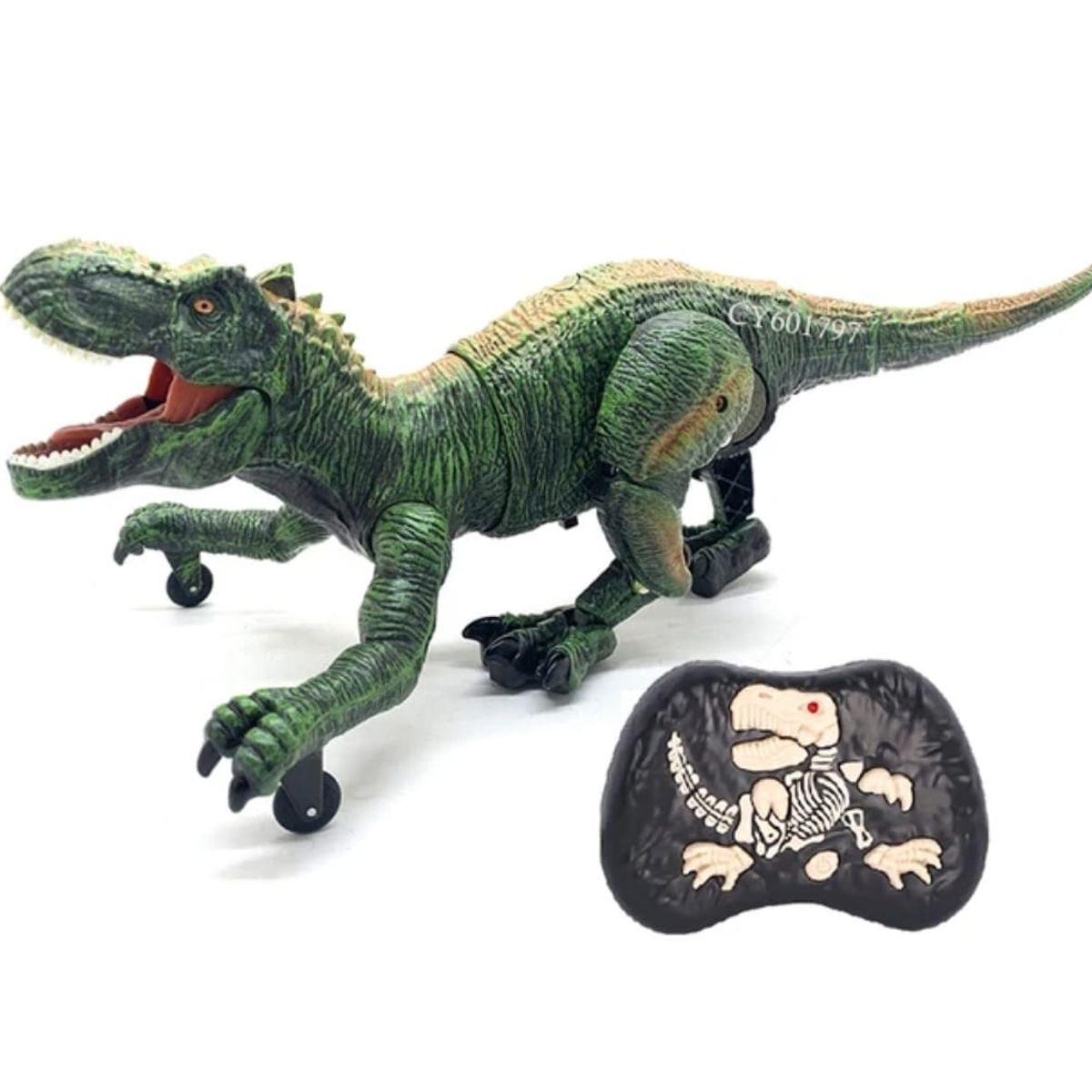 GENERICO - DINOSAURIO CONTROL REMOTO 2,4 GRAN T-REX RECARGABLE VAPOR