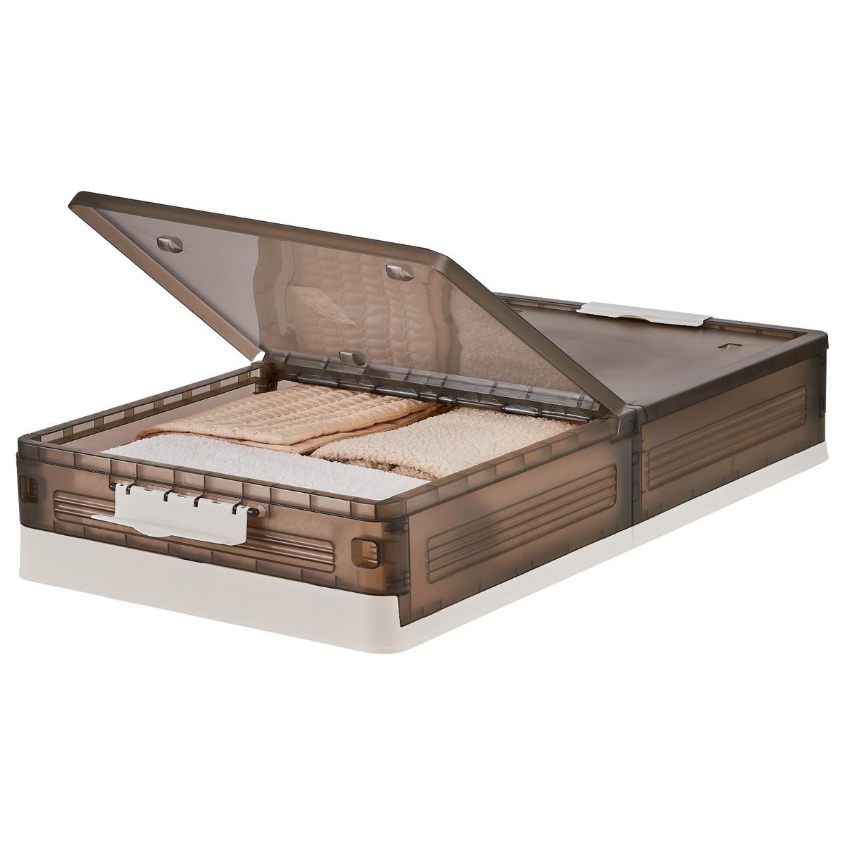 EVERSO - Caja Organizadoras Ropa Plegables Bajo Cama 80x40 Cm