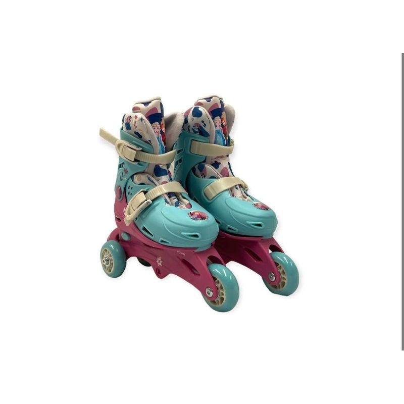 GENERICO - Patines Frozen 2 En 1 Ajustables 31 Al 34 Azul