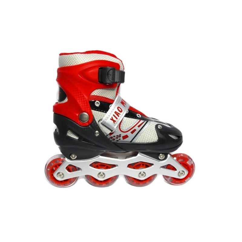 GENERICO - Patines De Linea Para Niño Niña Rojo M