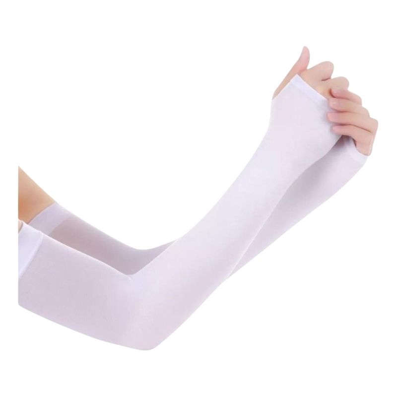MPROPIA - Pack 2 Pares Mangas Brazo Protección Solar, Con Orificio 024