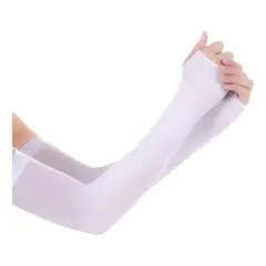MPROPIA - Pack 2 Pares Mangas Brazo Protección Solar, Con Orificio 024