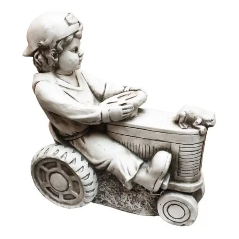 GENERICO - Figura Niños En Tractor- S4492