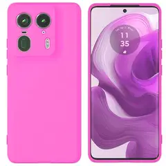JOIGO - Carcasa Funda Para Motorola Edge 50 Ultra Goma Fucsia