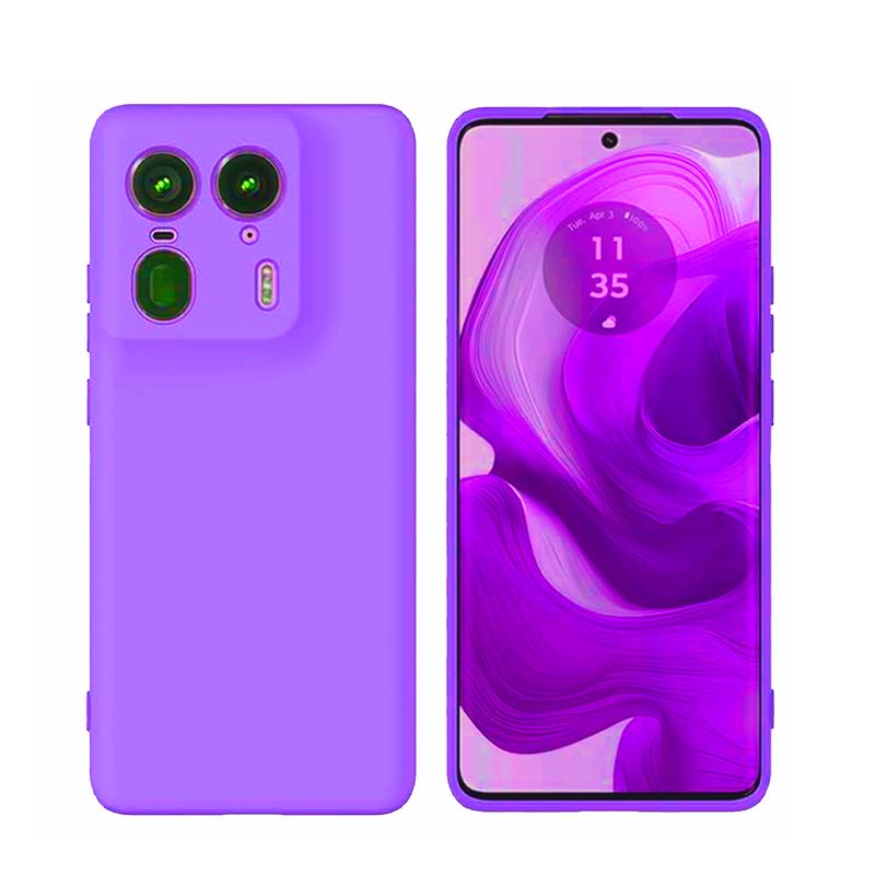JOICO - Carcasa Funda Para Motorola Edge 50 Ultra Goma Morado