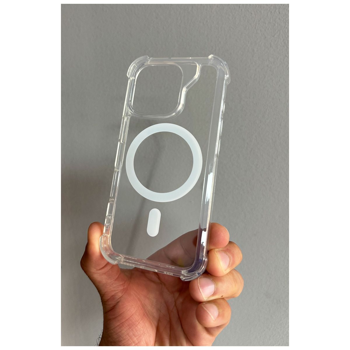 JOIGO - Carcasa Transparente Con Bordes Magsafe Para iPhone 16 Pro