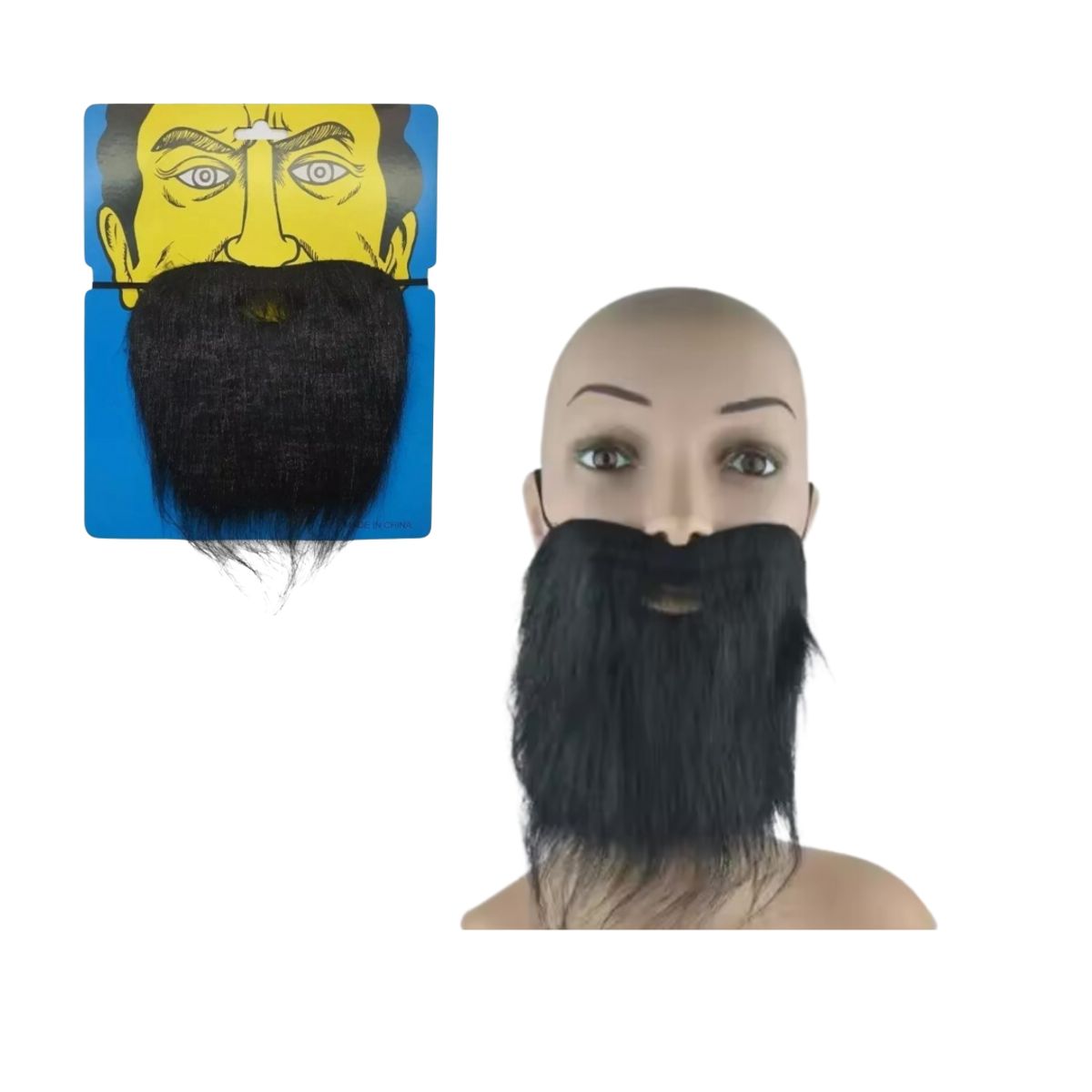 GENERICO - Barba Bigote Falso Accesorio Para Dsiafraz Cosplay