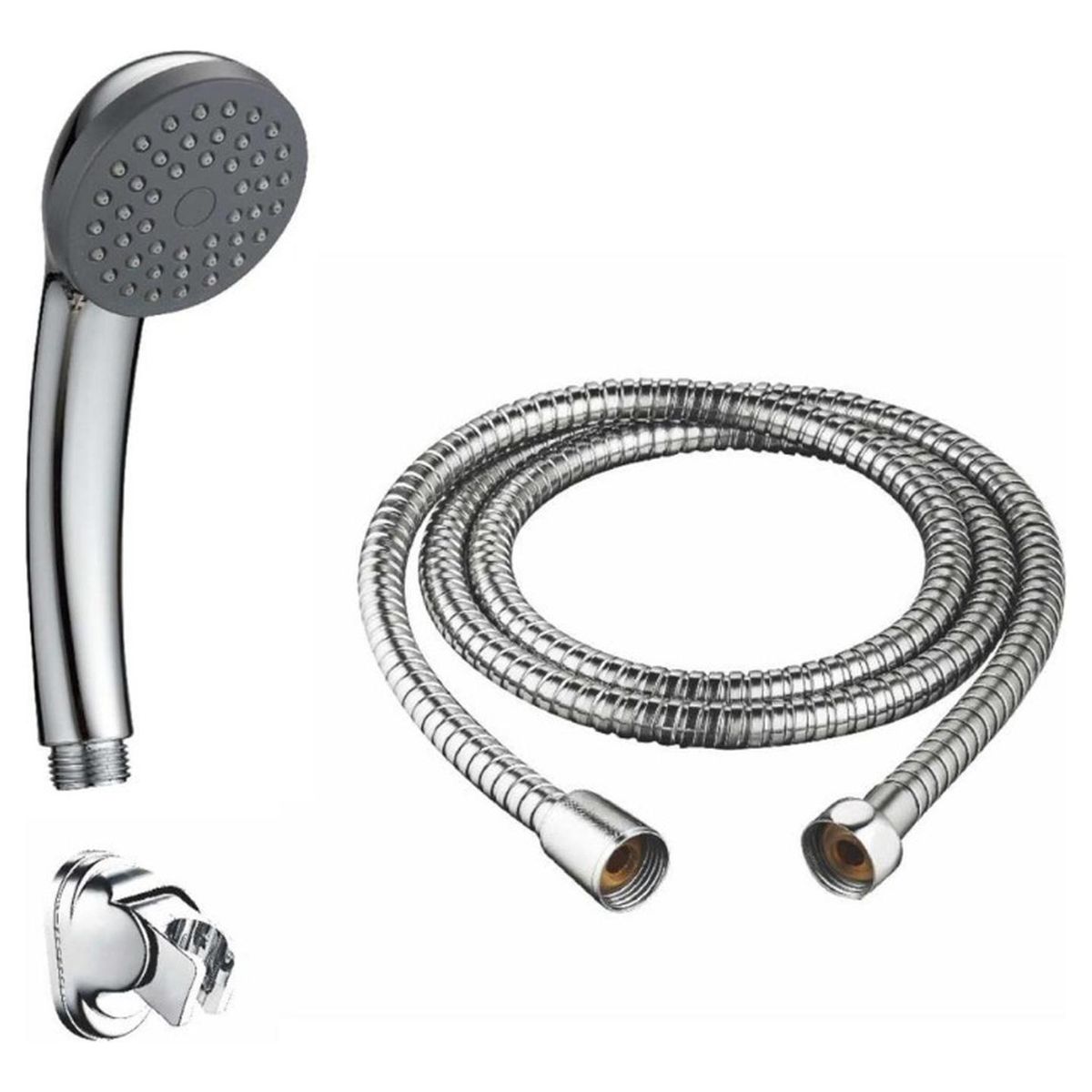 FANALOZA - Set Ducha Teléfono Standard Mango Soporte Flexible Fanaloza