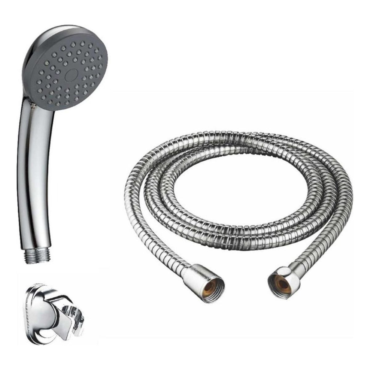 FANALOZA - Set Ducha Teléfono Standard Mango Soporte Flexible Fanaloza