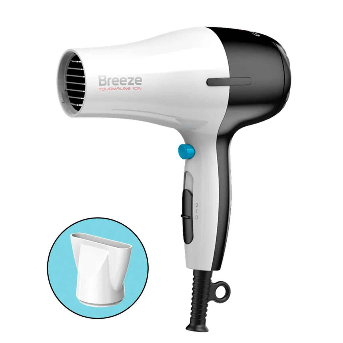 GAMA - Secador De Pelo Gama Breeze-BT Tourmaline Ion Anti Frizz