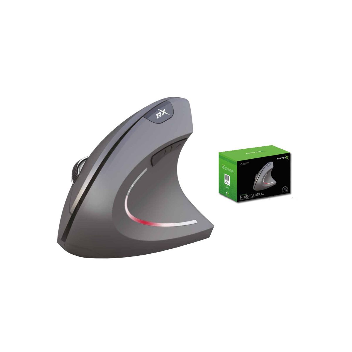 REPTILEX - Mouse Vertical Gamer Bluetooth Reptilex - SC