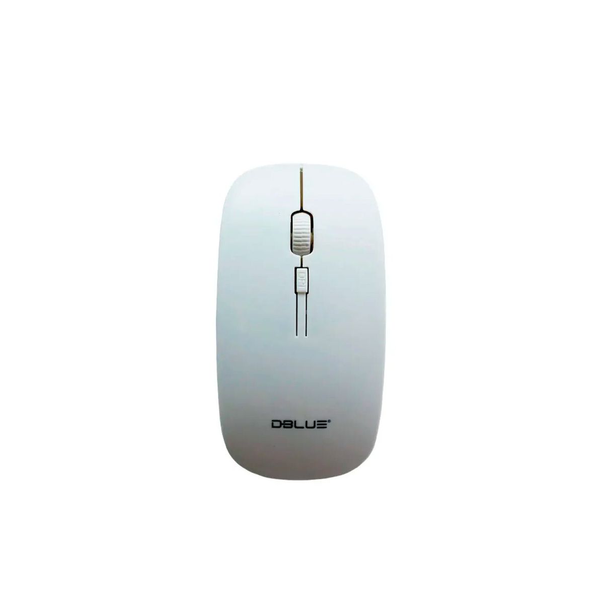 DBLUE - Mouse Óptico Inalámbrico Diseño Plano Color Blanco - SC