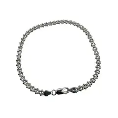 GENERICO - Pulsera Hombre Panzer Plata Italiana 925