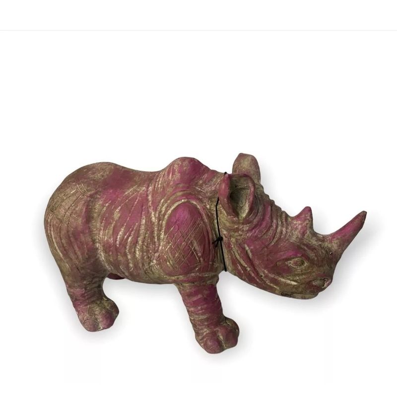 GENERICO - Rinoceronte Figura Decorativa - S4216