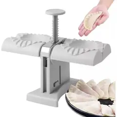 GENERICO - Máquina De Empanadas Manual De Doble Cabezal