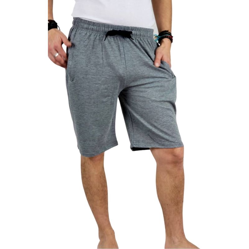 MPROPIA - Short Deportivo Hombre Algodon Liso Bolsillos 169