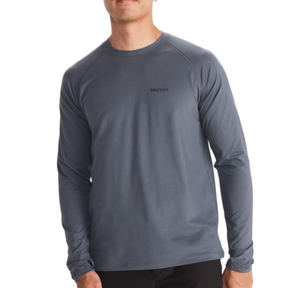 MARMOT - Polera Windridge Ls Gris