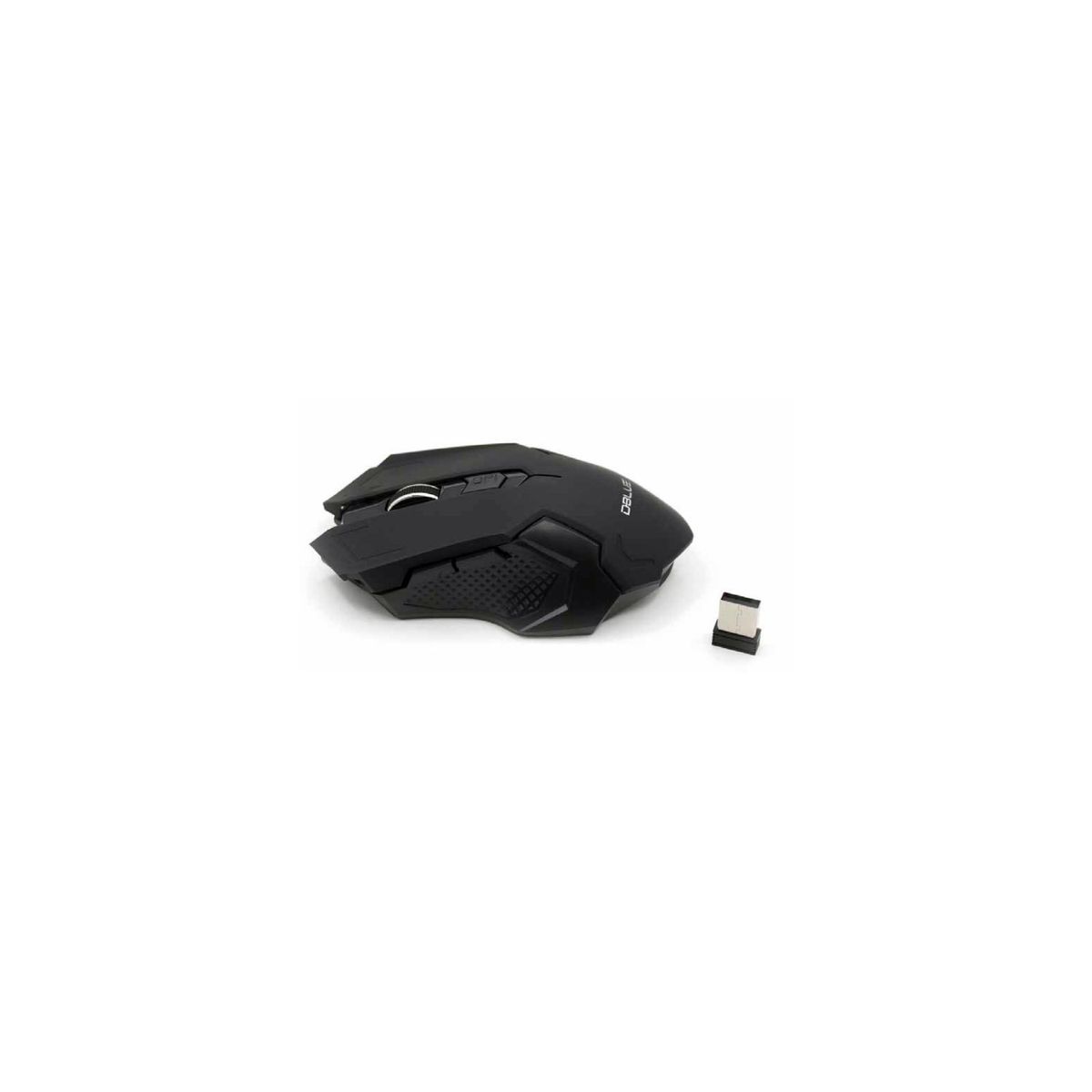 DBLUE - Mouse Óptico Inalámbrico Diseño Color Negro - SC